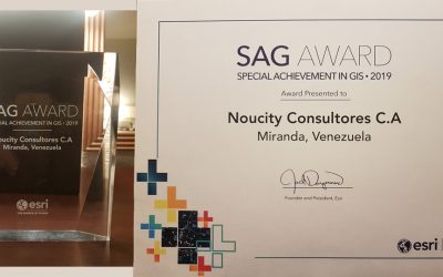 PREMIO ESRI 2019 Y PARTICIPACIÓN EN LA CONFERENCIA ANUAL DE USUARIOS ESRI 2019